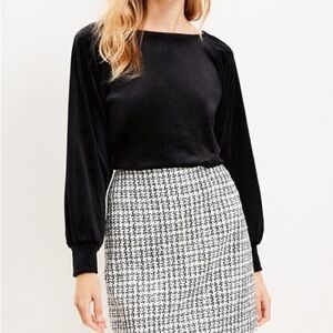 LOFT Velour Sweatshirt